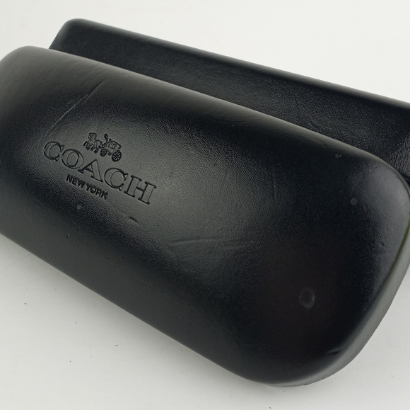 Coach Eyeglass Case Black with Cloth - Picture 10 of 12